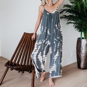 La Jolla tie dyed jump suit